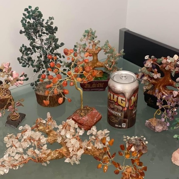 LOT of 11 gemstone trees - Picture 9 of 9